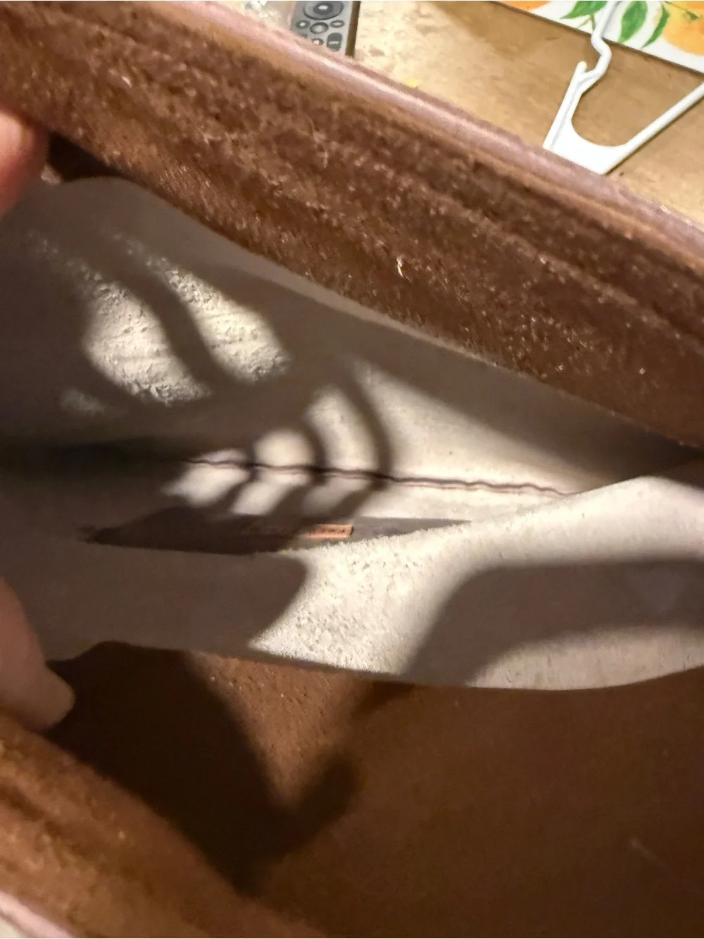 Fred Braun Greenwich Village Vintage leather Clutch Bag